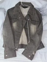 CECIL McBEE セシルマクビー ヴィンテージ グレー デニム ジャケット