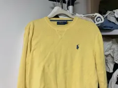 ポロ 黄色 ニット s