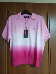 新品 G/FORE(ジーフォア) レディース ゴルフ ニット 半袖 M （ 90 ）