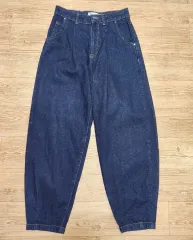 ZARA バルーン デニム パンツ インディゴデニム