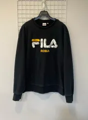 (送料無料) FILA フィラ REG FIT ブラック レディース スウェット L