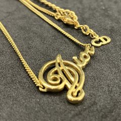 希少 イヴサンローラン ネックレス ラインストーン カサンドラ YSL 