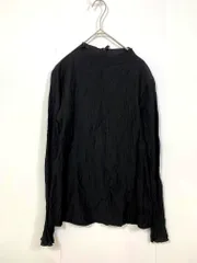 美品 Louere ルエレ ハイネック シアートップス カットソー sizeM/黒 ■■レディース