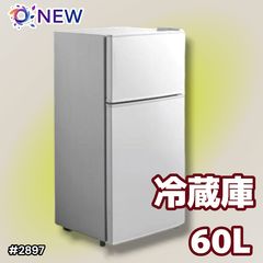 24年製 ONE STEP 60L 2ドア 小型冷蔵庫 TE-RE001-WH - メルカリ
