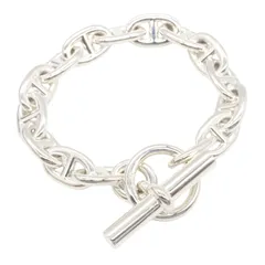 エルメス HERMES ブレスレット シェーヌダンク ルMM 15コマ ブレスレット 腕回り16cm シルバー925 シェーヌダンク ルMM 15コマ ブレスレット ユニセックス Used A