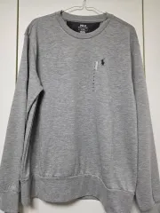 ポロラルフローレン 長袖 コットン Tシャツ グレー M