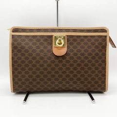 CELINE クラッチバッグ マカダム柄 トリオンフ CELINE】セリーヌ クラッチバッグ マカダム トリオンフ M08 - メルカリ