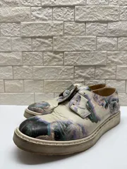 R00848｜Maison Margiela｜メゾンマルジェラ｜シューズ｜マルチカラー｜メンズ28cm｜総柄｜レザーシューズ｜デザイナーズ｜Y2K｜90S｜古着｜USA古着｜アメカジ｜ヴィンテージ｜フォロー割｜モード｜ラグジュアリー｜イタリア製｜個性派のサムネイル