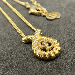 Christian Dior　ディオール　ネックレス　ゴールド系　1358