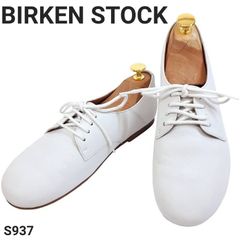 極美品　BIRKENSTOCK ビルケンシュトック ソーンダース 24.5 白 BIRKENSTOCK ビルケンシュトック ホワイト ソーンダース 24cm 白