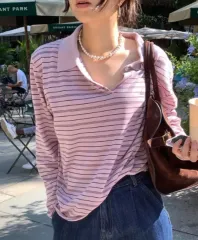 ヘイグ ストライプ ポロニット