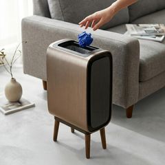 OSCAR POIST 魅せるデザイン おしゃれな スタイリッシュ ゴミ箱グレー