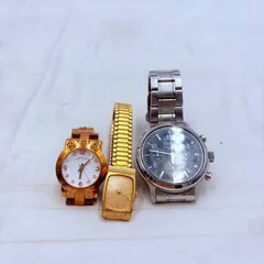 【❗️✨ブランド腕時計ジャンク3点✨❗️】SEIKO セイコー MARC BY MARC JACOBS 不動品 まとめ売り ゴールド系