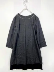 KUMIKYOKU 組曲 COPWXCA0302 長袖 ワンピース size2/グレー ■■レディース