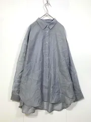 LOWRYS FARM ローリーズファーム シアー ロング シャツ size2/グレー ■■レディース
