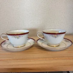 【訳あり・Noritake】カップ＆ソーサー　2客セット