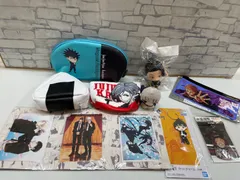 【N5-05】◇ 呪術廻戦　ポーチ　キーホルダー　缶バッジ　ぬいぐるみ　ブロマイド　カプチャラ　小物入れ　まとめ売り　25点セット