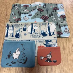 【美品】MOOMIN(ムーミン) フラットポーチセット　雑誌リンネル付録