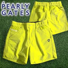 PEARLY GATES イエロー ショートパンツ　お値段交渉受付ます。 サイズ：0 PEARLY GATES パーリーゲイツ ショートパンツ イエロー系