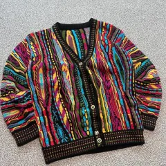 ヴィンテージ ケーブル編み カーディガン