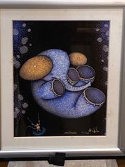 須田俊夫 銅版画 ツバメ 3連 額入り サイン入り - メルカリ
