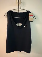 新品) NIKE ドライフィット ノースリーブ Lサイズ ネイビー