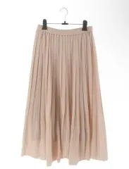 在庫処分|UNIQLO ユニクロ ロング丈スカート(ライトピンク)