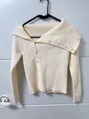 アイボリー ゴージ ニット