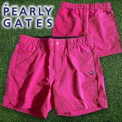 パーリーゲイツPeストレッチダイヤドビー×ドットエアーハーフパンツ