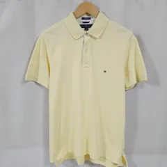 Tommy Hilfiger トミーヒルフィガー 半袖 カラーTシャツ イエロー