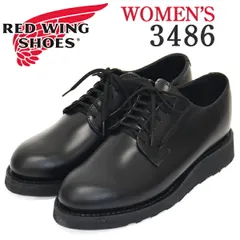 REDWING (レッドウィング) 3486 Carrier キャリア オックスフォードシューズ レディース ブラックシャパラル Bワイズ US10-約27.0cm