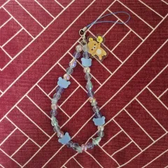 リラックマ ビーズ スマートフォン ストラップ キーホルダー