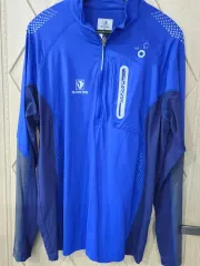 BLACK YAK(ブラックヤク) 機能性 長袖 Tシャツ ブルー