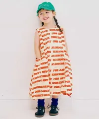 《新品》総柄パラソルフレアワンピース クリーム 80～120㎝ p.premier 子供服 ワンピース P317015