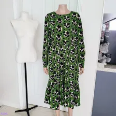 --- 7 000 一---( 44 55 サイズ エスニック ロング ワンピース A2345