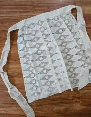 ヴィンテージ エプロン レース クリーム色