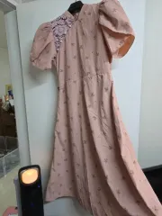 フラワー レース ワンピース M 新品