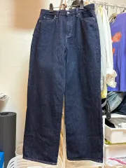 UNIQLO(ユニクロ) ワイドストレートジーンズ
