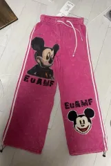 ミッキーマウス ピンク トレーナー ズボン