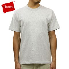 ヘインズ Tシャツ ビーフィー メンズ 半袖 正規販売店 HANES クルーネック ヘビーウエイト 無地 HANES BEEFY T-SHIRT 1P H5180 060 HEATHER GRAY