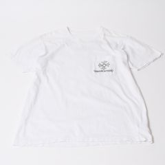 CHROME HEARTS クロムハーツ 半袖 ポケット Tシャツ ダガー ヴァインダガー ホワイト ブラック サイズ M 美品 中古 4b013693