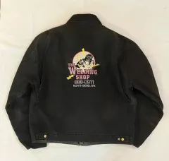 90 ー 00s Carhartt(カーハート) デトロイトジャケット ワークジャケット 黒 j01 j97