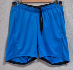 XXL （ 110 ） adidas(アディダス) 青 機能性 ハーフパンツ