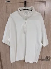 ザラ ハイネック半袖Tシャツ L