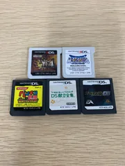 ￥2 【まとめ売り】Nintendo 3DS DS ソフト/5本/ゴールデンアイ/ペンギンの問題/健康応援レシピ1000/モンスターハンター／ドラゴンクエストモンスターズ【ゲームソフト】【0.5】