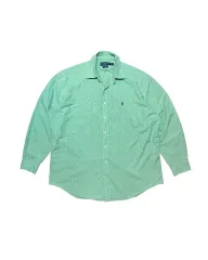 105 ポロラルフローレン Blake コットン スモールチェック柄 シャツ