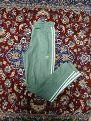 (M / 95) アディダス オリジナル ウィメンズ ベッケンバウアー トラックパンツ カーキ