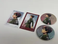 進撃の 巨人 冬の 걸음 エレン エルン エルレン JAEGERLECOULTRE ジャガールクルト 缶バッジ ミニポストカードSET