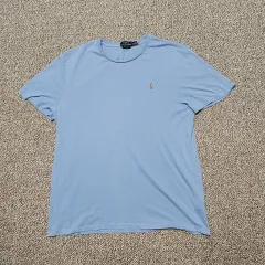 XL ポロ ラルフローレン 半袖 Tシャツ スカイブルー (2427)