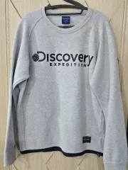 DISCOVERY グレー パーカー Tシャツ